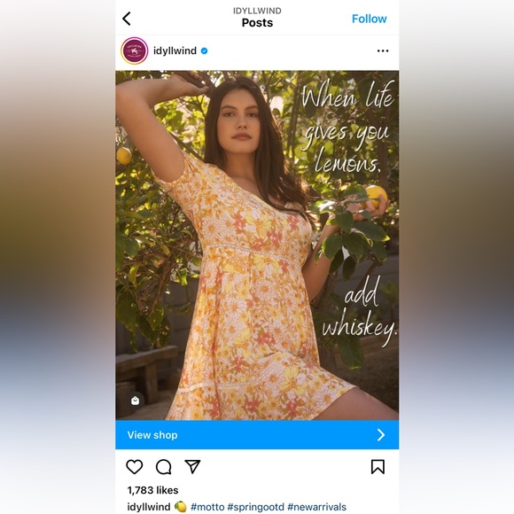 NWOT Idyllwind Fueled by Miranda Lambert Yellow Floral & Lace Duster Kimono - Picture 7 of 7